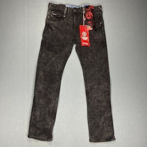 VTG Tough Jeansmith Mens 34x34 Jones Black Flex Stretch Japanese Rare New NWT